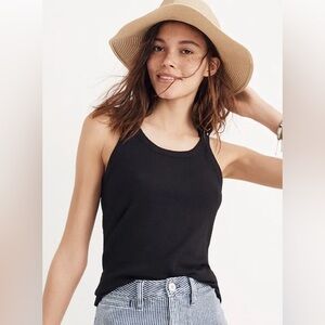 Madewell Audio Black Tank Top Size Medium